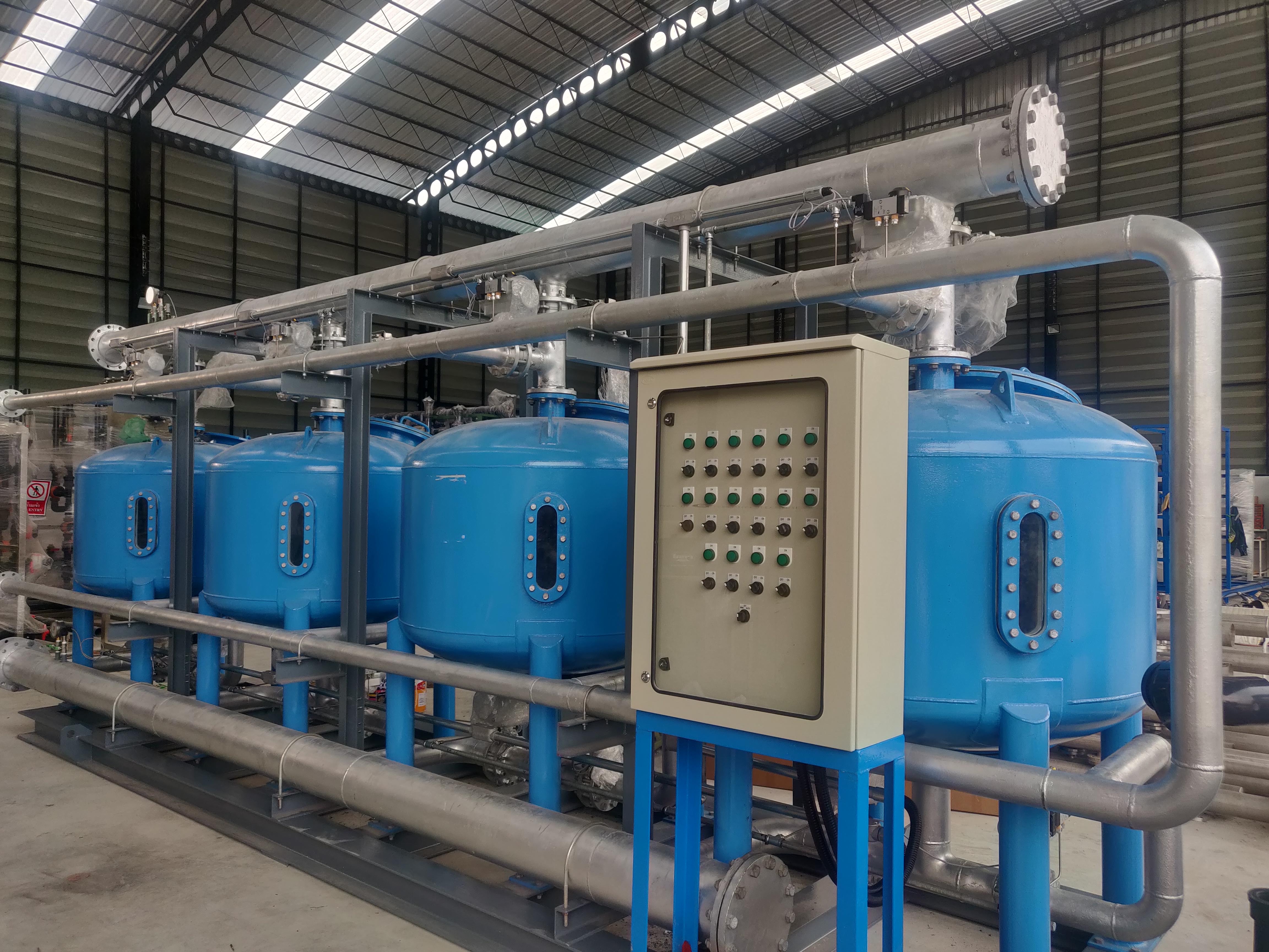 งานระบบถังกรองและ control panel